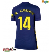 Camiseta Atletico Madrid Marcos Llorente #14 Visitante Equipación para mujer 2025-26 manga corta